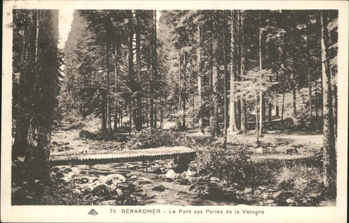 Gerardmer Vosges Le Pont aux Perles de la Vologne