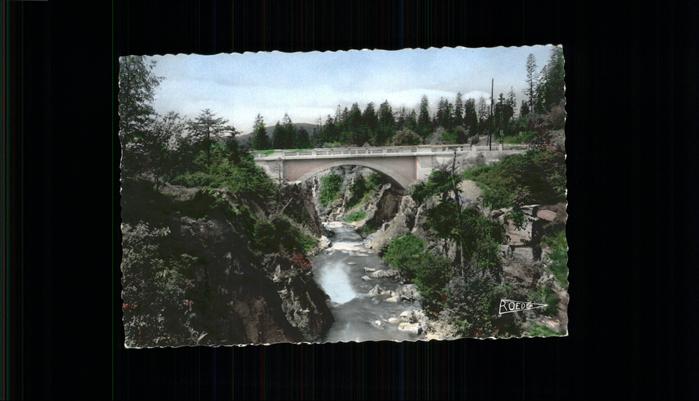 Gerardmer Vosges Le Pont du Saut des Cuves