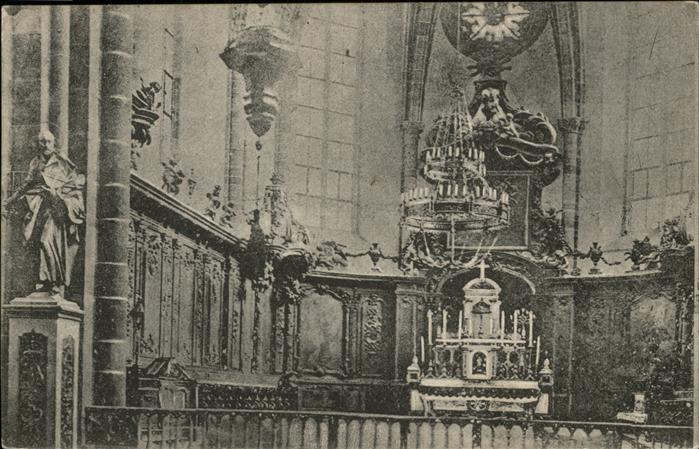 Maursmuenster Marmoutier Inneres der katholischen Kirche