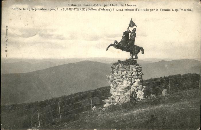 Sewen Statue de Jeanne d_Arc par Mathurin Mor