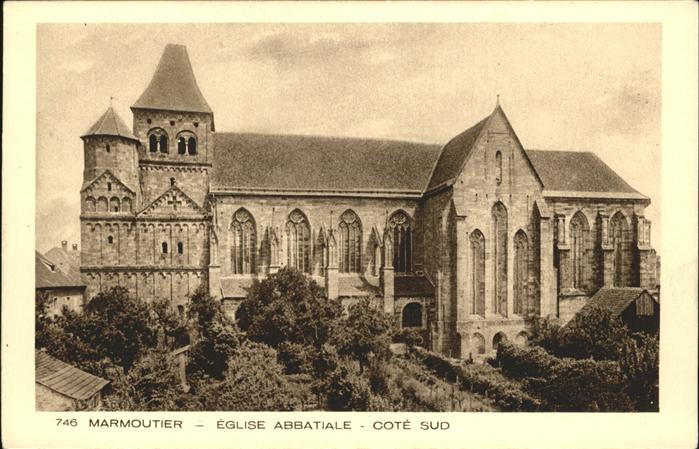 Marmoutier Eglise Abbatiale cote sud
