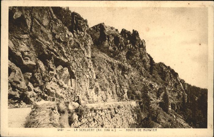 Le Valtin Col de la Schlucht Route de Munster