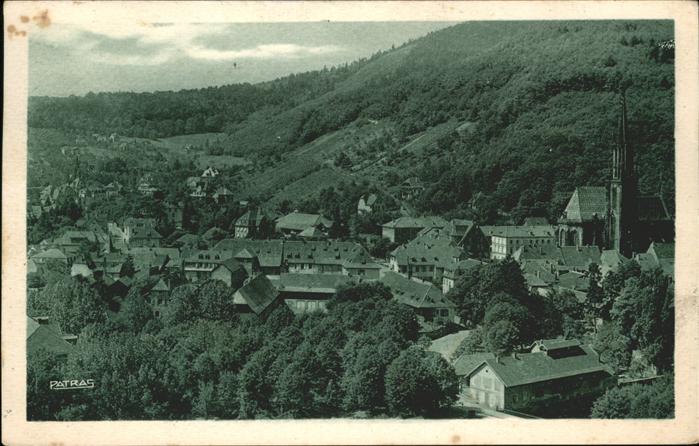 Thann Haut Rhin Elsass Vue generale eglise
