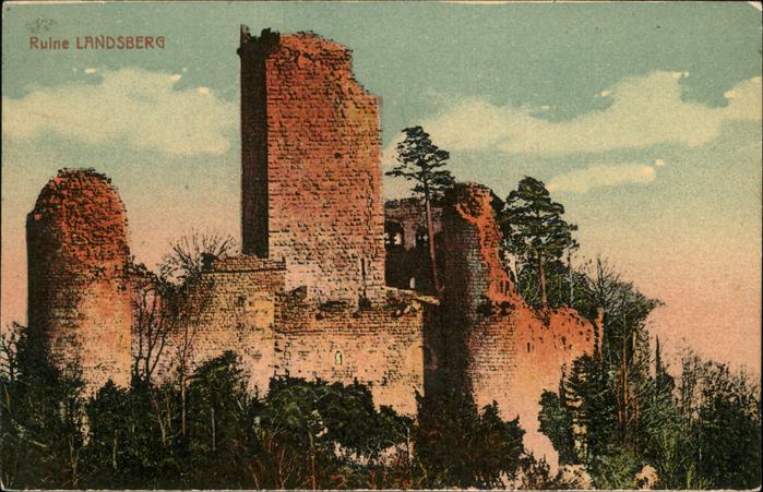 Heiligenstein Bas-Rhin Chateau Ruine Burg Landsberg