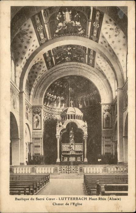 Lutterbach Basilique du Sacre Coeur Choeur de l'Eg
