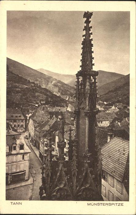Tann Haut Rhin Elsass Münster Spitze Turm