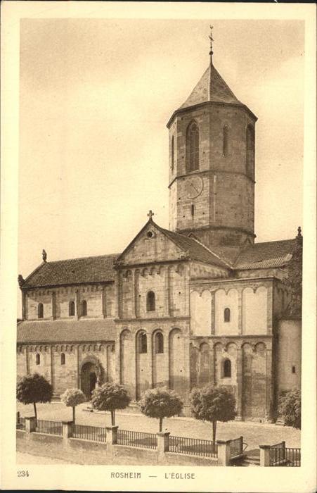 Rosheim Elsass Lothringen Eglise