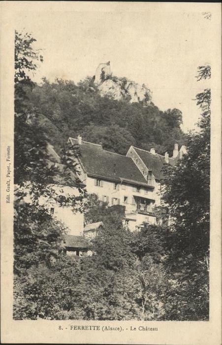 Ferrette Haut-Rhin Chateau