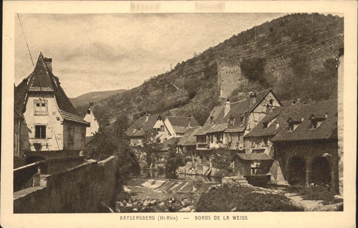 Kaysersberg Haut Rhin Bords de la Weiss