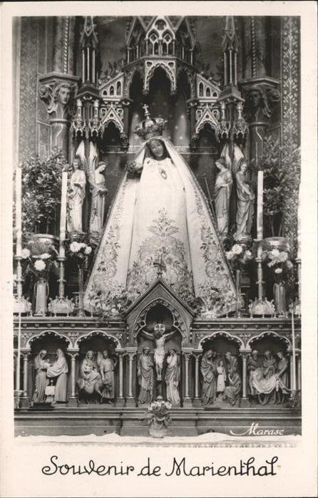 Haguenau Bas Rhin Notre Dame de Marienthal la Vierge Mira