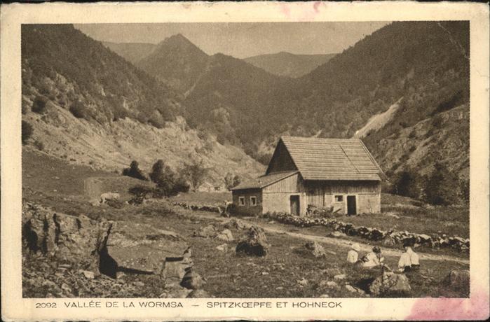 Metzeral Haut Rhin Vallee de la Wormsa Spitzköpfe Hohneck