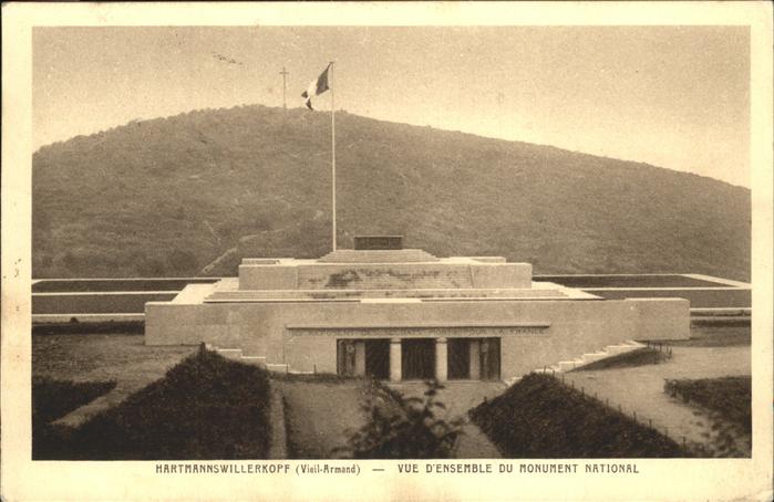 Hartmannswillerkopf Vieil Armand Monument National Gedenkst