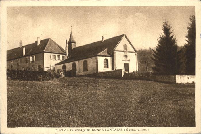 Phalsbourg Pelerinage de Bonne-Fontaine couvent Gu