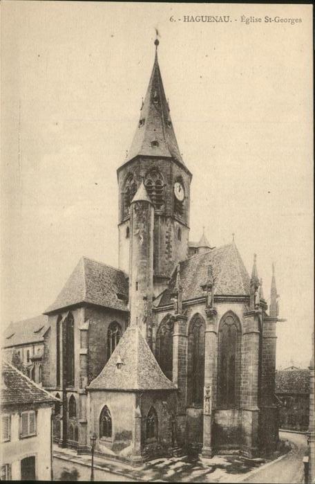 Haguenau Bas Rhin Eglise St Goerges