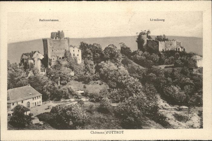 Ottrott Les Chateaux Rathsamhausen et Lützelbou