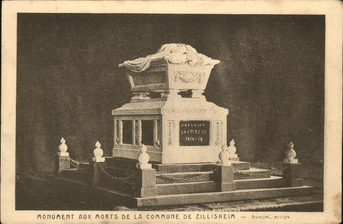 Zillisheim Monument aux Morts Kriegerdenkmal