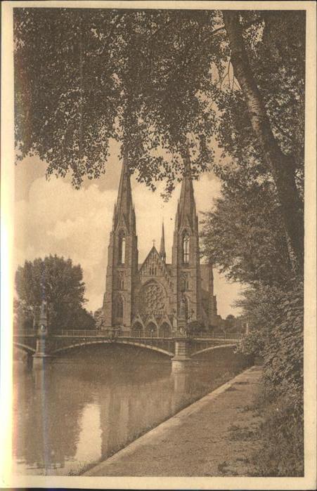 Strasbourg Alsace Eglise pont