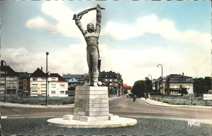 Thionville Statue de Merlin