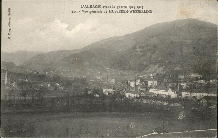 Husseren-Wesserling Vue generale avant la guerre