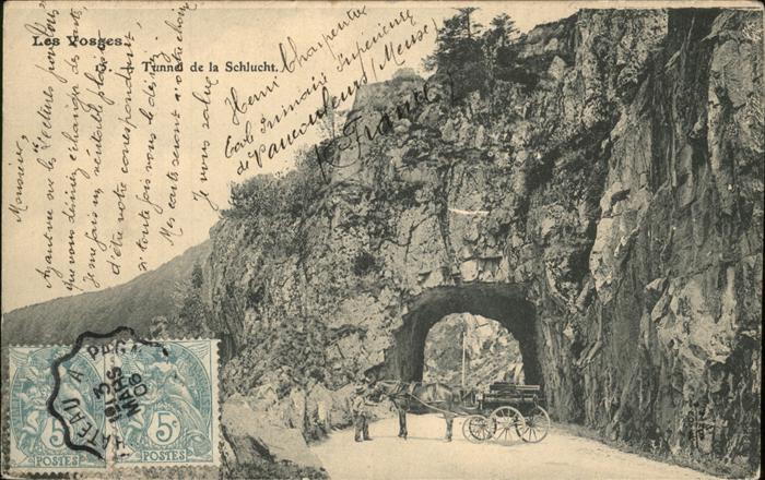 Le Valtin Tunnel de la Schlucht Col de la Schluch