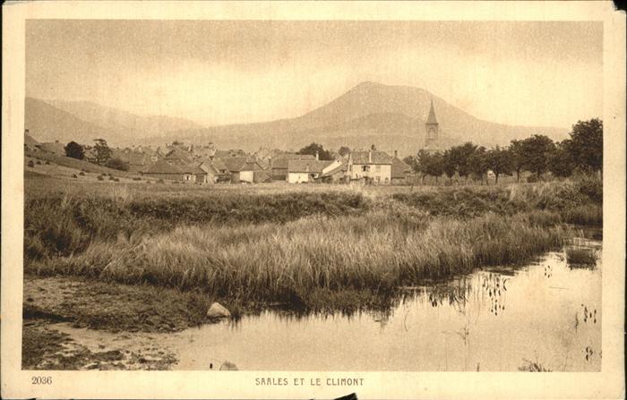 Saales Vue panoramique ave le Climont