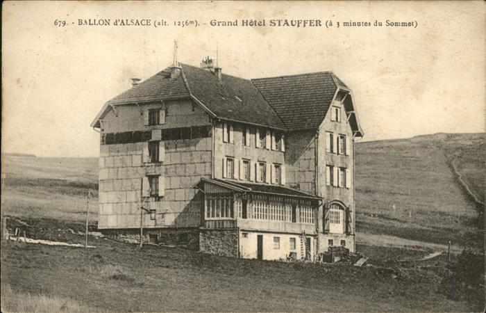Sewen Ballon d_Alsace Grand Hotel Stauffer El