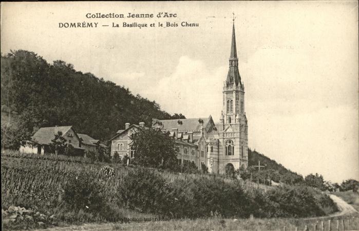 Domremy-la-Pucelle Vosges Basilique et le Bois Chenu Collection J