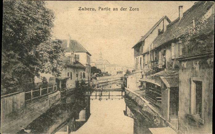 Zabern Saverne Partie an der Zorn