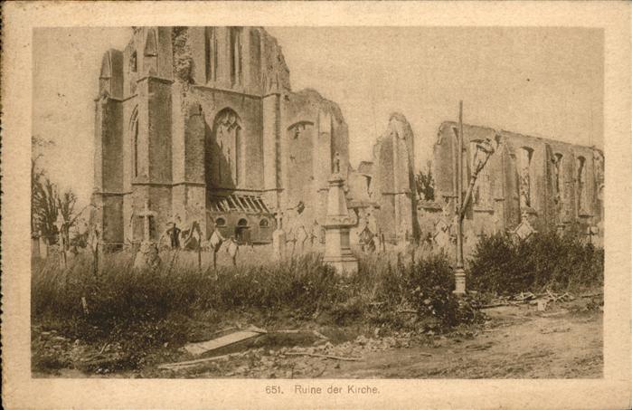 Wolfisheim Ruine der Kirche