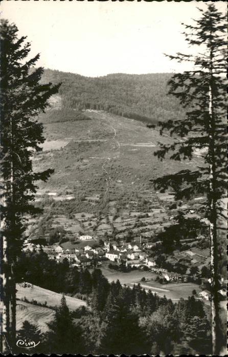 Ventron Vosges Vue panoramique prise de la Chapelle de