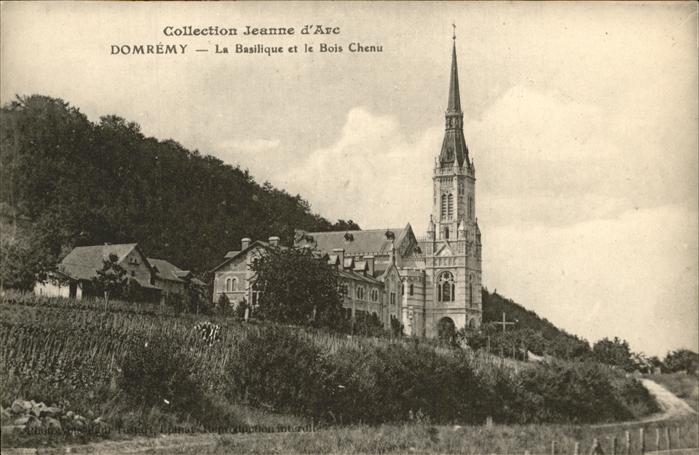 Domremy-la-Pucelle Vosges Basilique et le Bois Chenu Collection J