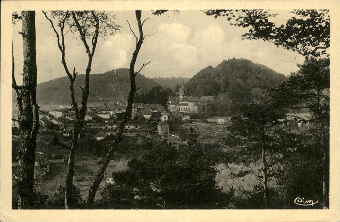 Bruyeres Vosges Vue generale eglise
