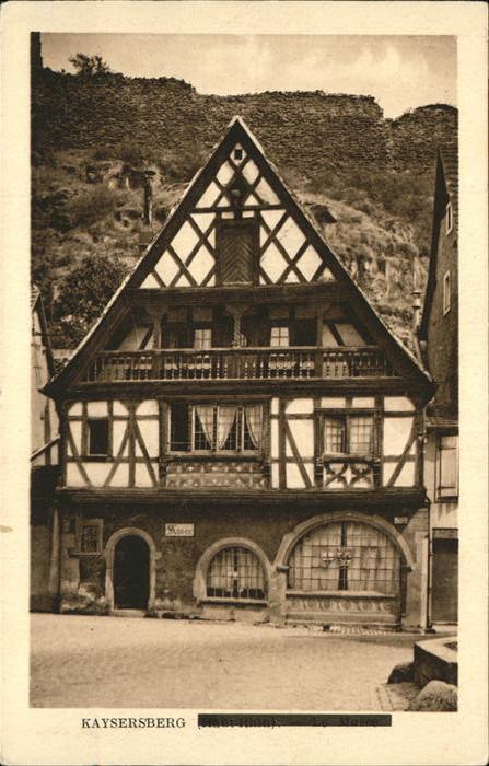 Kaysersberg Haut Rhin Le Musee Fachwerkhaus