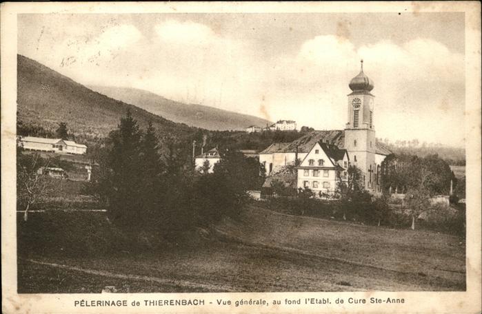 Thierenbach Haut Rhin Elsass Pelerinage Basilique Sainte Anne Etabli
