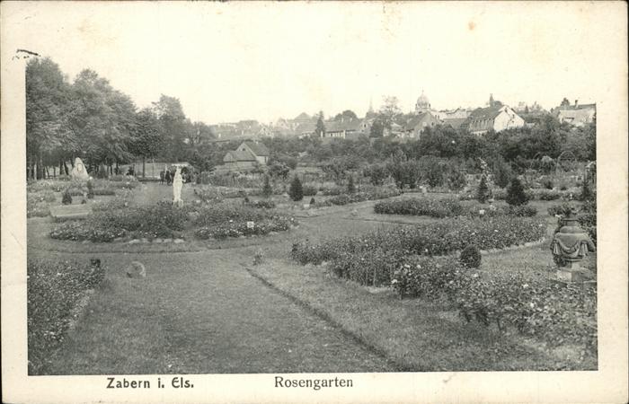 Zabern Saverne Rosengarten
