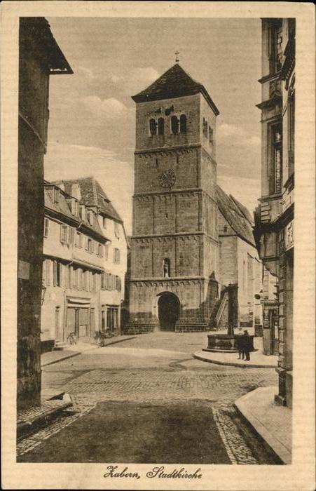 Zabern Saverne Stadtkirche