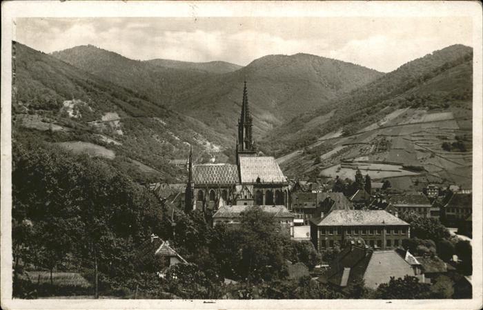 Thann Haut Rhin Elsass Vue generale eglise