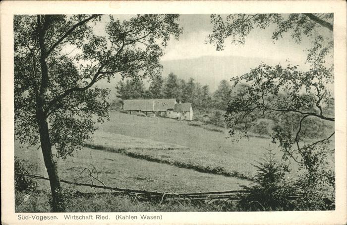 Luttenbach-pres-Munster Wirtschaft Ried Kahler Wasen Kleiner Be