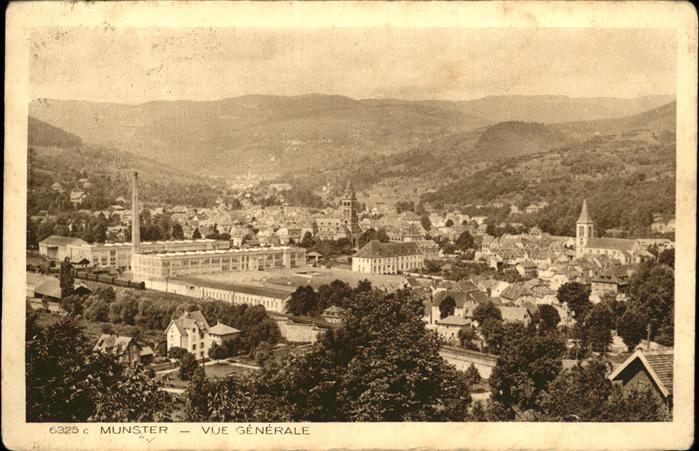 Munster Haut Rhin Elsass Vue generale