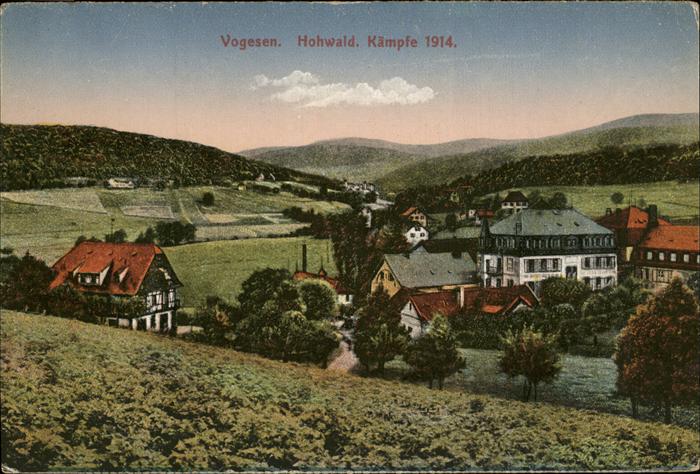 Le Hohwald Panorama Kämpfe 1914