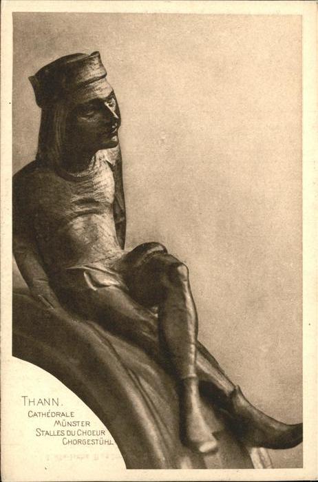 Thann Haut Rhin Elsass Stalles du Choeur dans la Cathedrale Ch