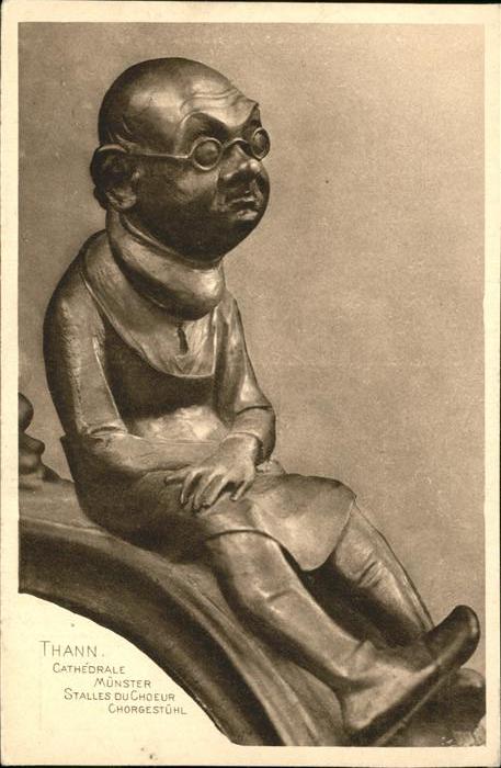 Thann Haut Rhin Elsass Stalles du Choeur dans la Cathedrale Ch