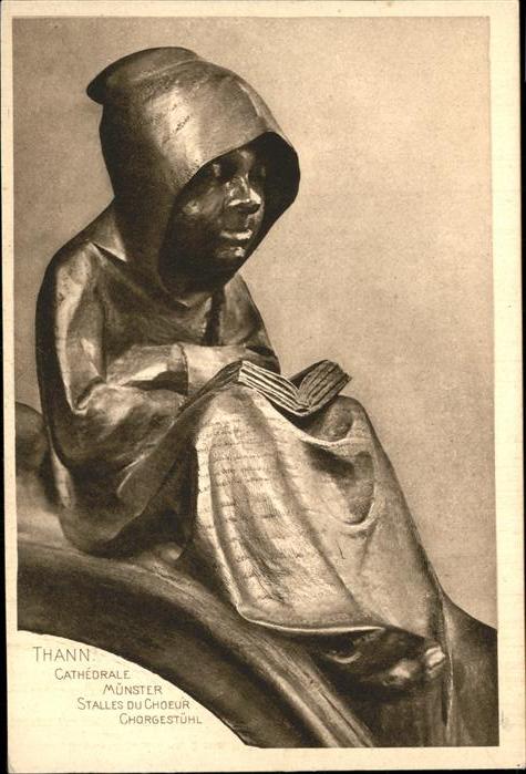 Thann Haut Rhin Elsass Stalles du Choeur dans la Cathedrale Ch