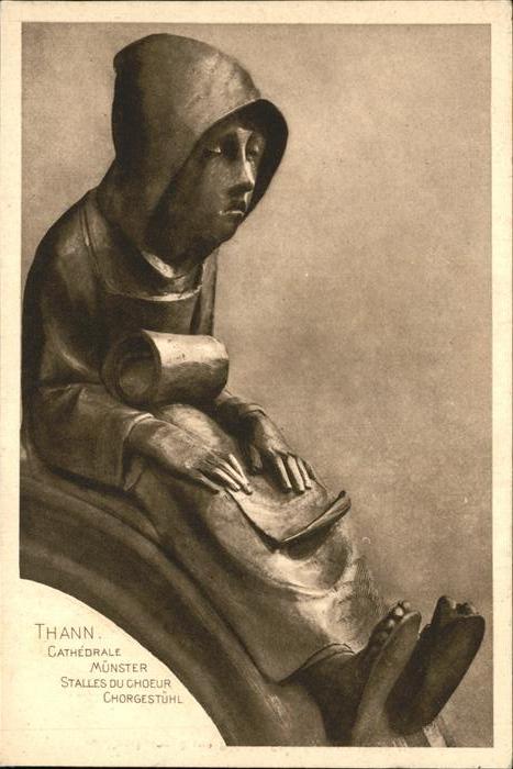 Thann Haut Rhin Elsass Stalles du Choeur dans la Cathedrale Ch