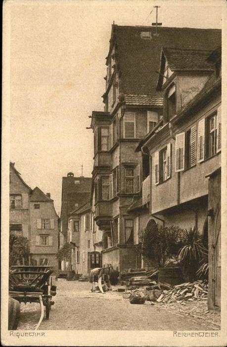Riquewihr Haut Rhin Strassenpartie