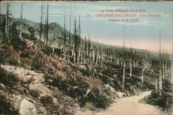 Hartmannswillerkopf Vieil Armand Front d_Alsace