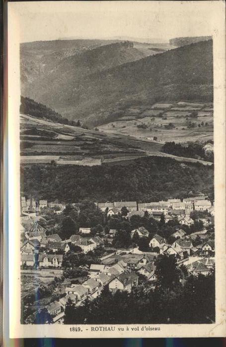 Rothau Bas-Rhin Vu a vol d_oiseau