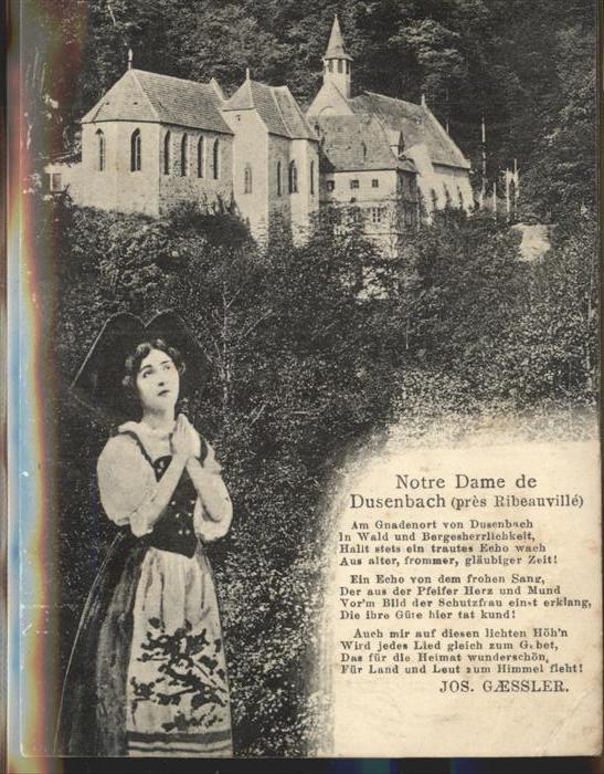 Ribeauville Haut Rhin Elsass Notre Dame de Dusenbach Wallahrtskirche