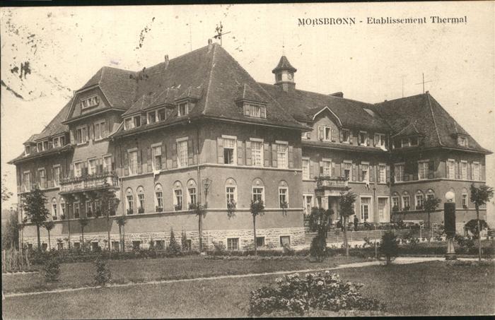 Morsbronn-les-Bains Etablissement thermal