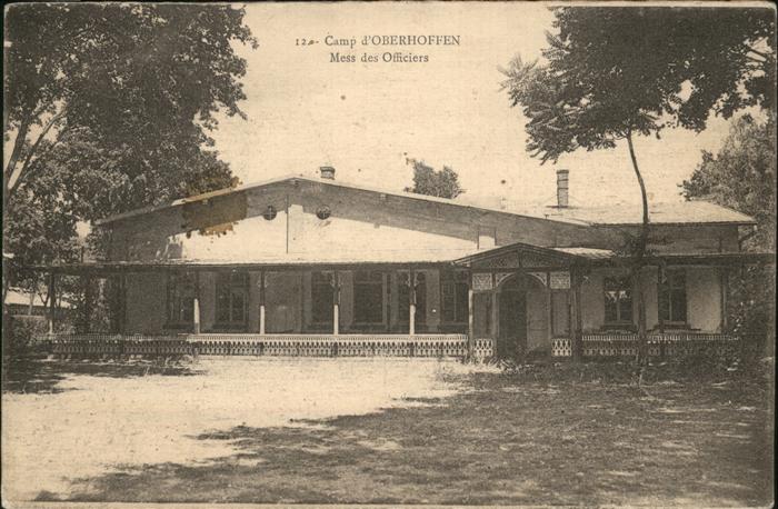 Oberhoffen-sur-Moder Camp Mess des Officiers Lager